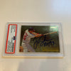 Rare 1994 Fleer Tim Salmon "ROY 1993" Signed Promo Card With Fleer Stamp PSA DNA