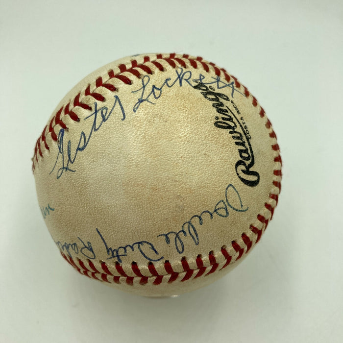Josh Gibson Jr. & Negro League Legends Multi Signed Baseball With JSA COA