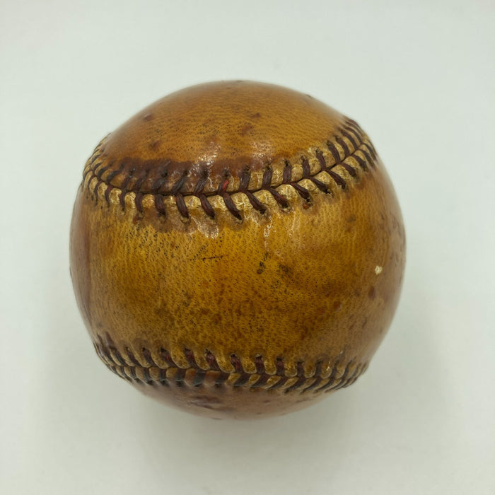 Rare Jack Powell Umpire Single Signed 1939 Game Used Baseball Dec. 1971 JSA COA