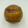 Rare Jack Powell Umpire Single Signed 1939 Game Used Baseball Dec. 1971 JSA COA