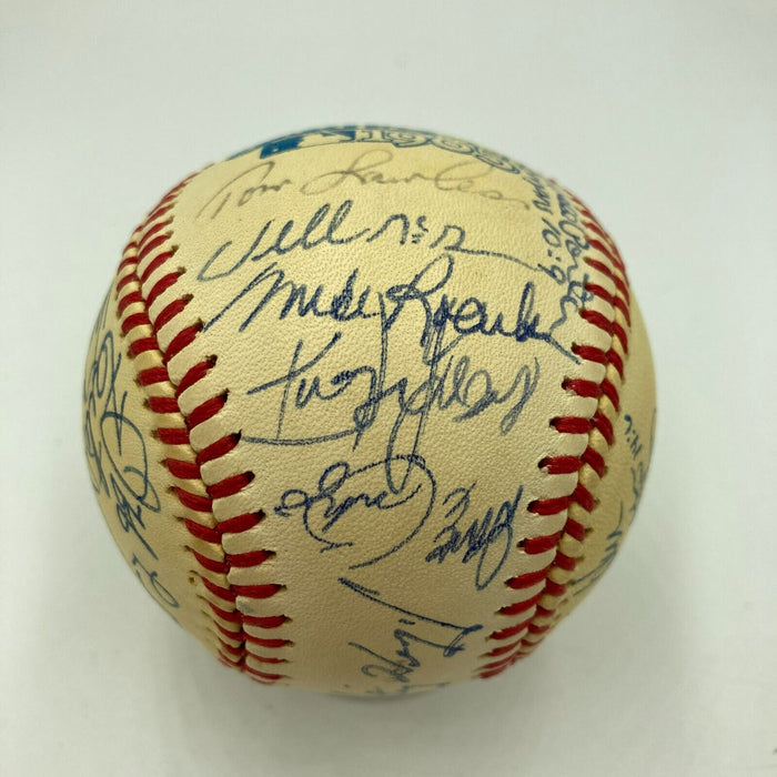 1985 St. Louis Cardinals NL Champs Team Signed World Series Baseball JSA COA