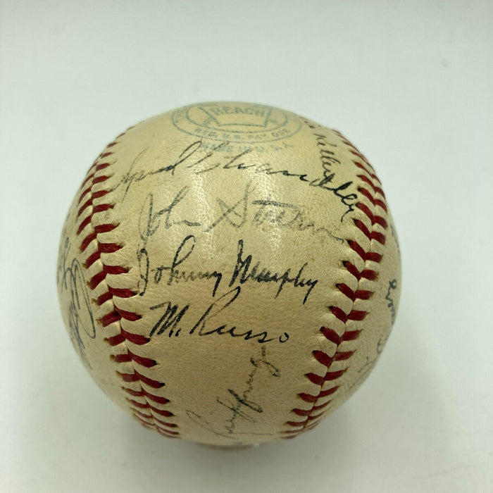 1941 New York Yankees World Series Champs Team Signed Baseball JSA COA