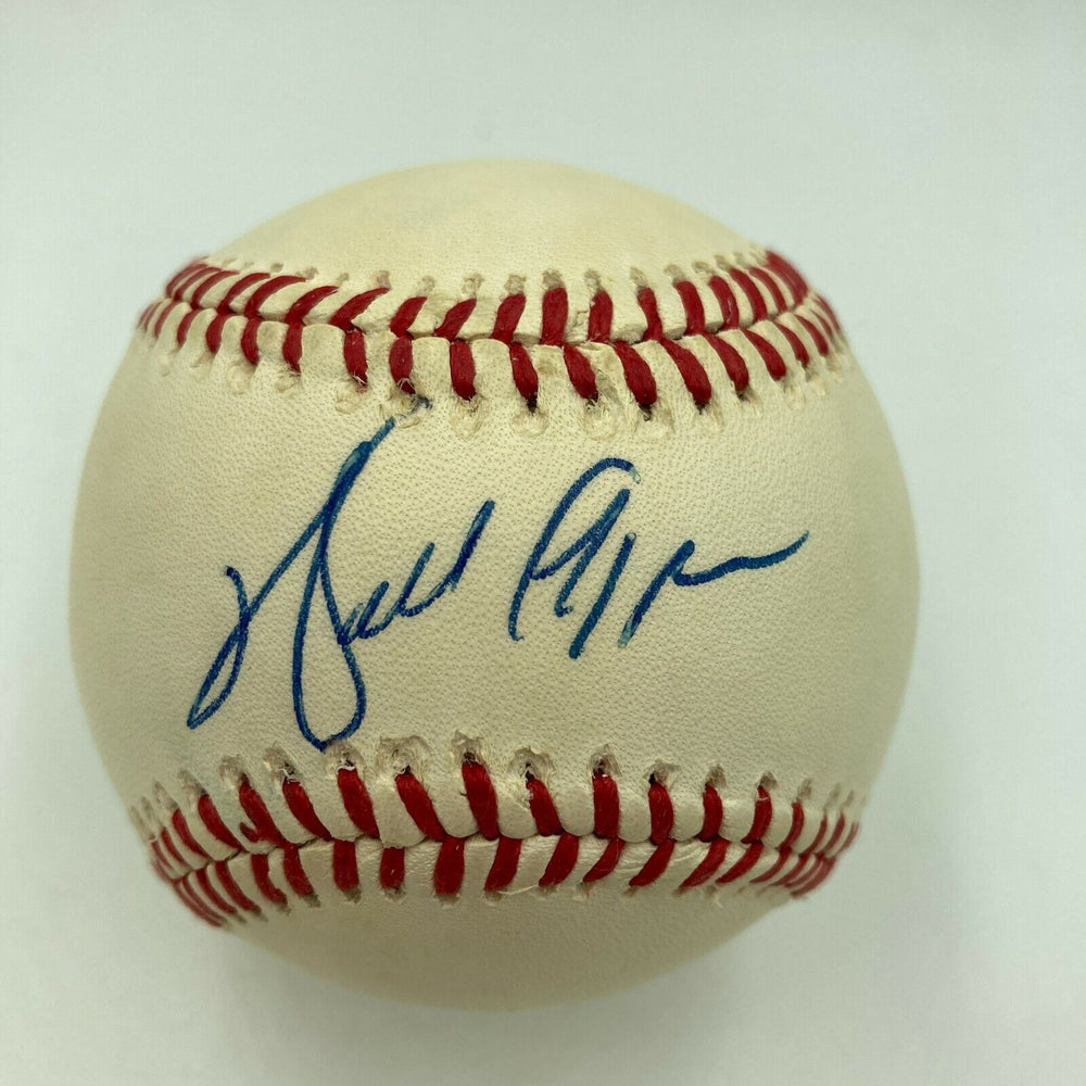 Beautiful Walter Payton Signed National League Baseball With JSA COA NFL HOF