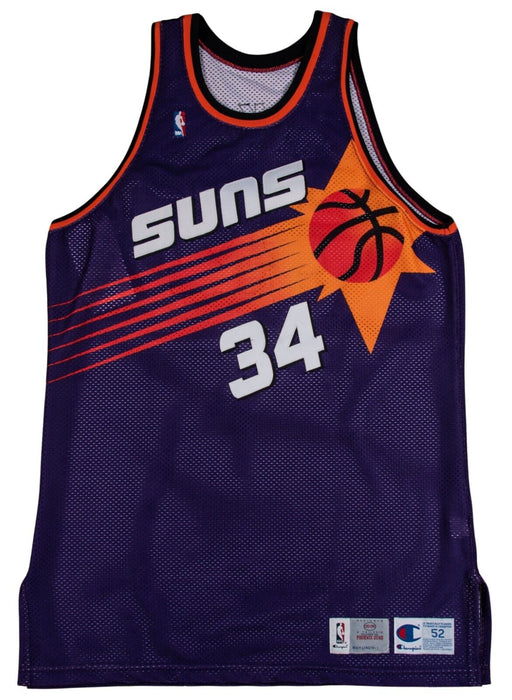 Charles Barkley 1992-93 Signed Game Used Phoenix Suns Champion Jersey MEARS A10