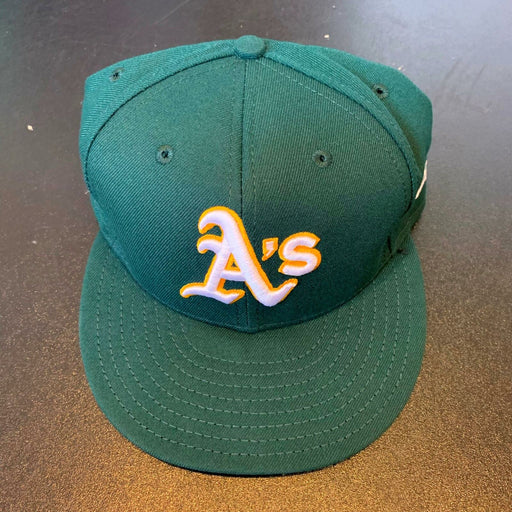 Bob Melvin Game Used Cap From 2018 Yankees A's Wild Card Postseason Game MLB