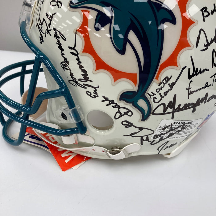 1972 Miami Dolphins Super Bowl Champs Team Signed Full Size Helmet JSA COA