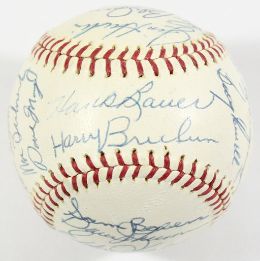 Beautiful 1967 Baltimore Orioles Team Signed American League Baseball JSA COA