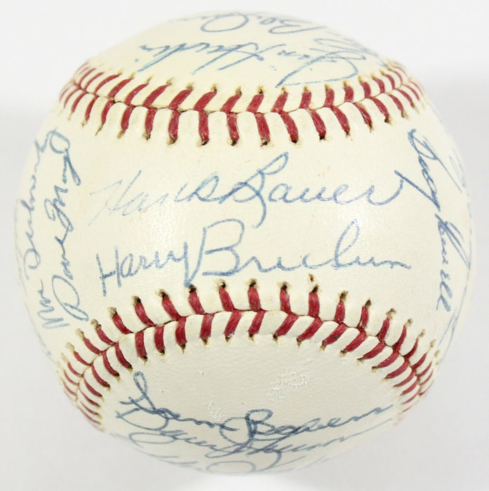 Beautiful 1967 Baltimore Orioles Team Signed American League Baseball JSA COA