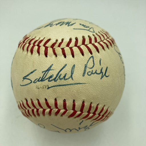 Satchel Paige Sweet Spot Old Timers Day HOF Signed Baseball JSA COA