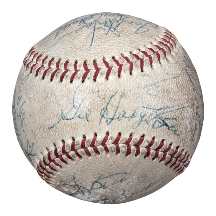 Vintage 1969 New York Mets WS Champs Team Signed Baseball Tom Seaver Beckett COA