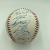 2012 New York Yankees Team Signed Baseball Derek Jeter Mariano Rivera Steiner