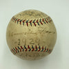 Eddie Collins Al Simmons Cochrane 1929 A's W.S Champs Team Signed Baseball JSA