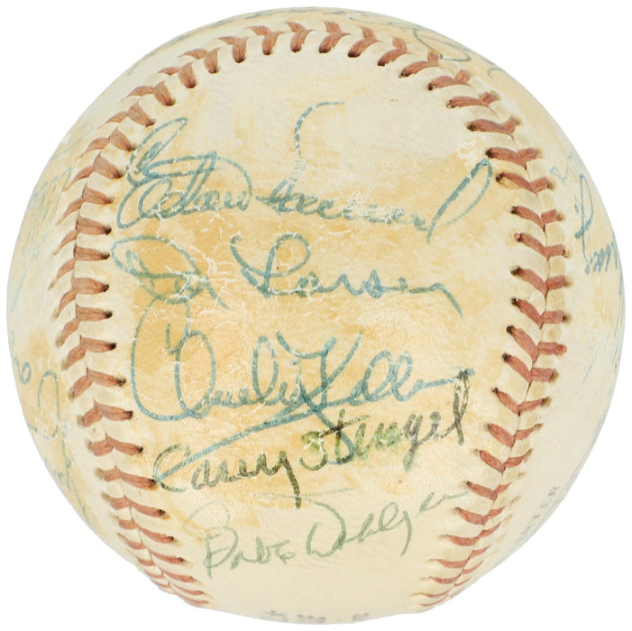 Mickey Mantle Joe Dimaggio Yankees Greats Signed American League Baseball JSA