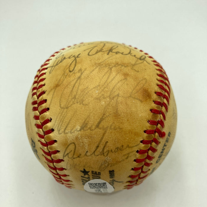 1980 Philadelphia Phillies World Series Champs Team Signed Baseball JSA COA