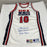 1992 Clyde Drexler Signed Game Used Team USA Olympics Jersey MEARS & JSA COA