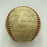 1954 New York Giants World Series Champs Team Signed Baseball Willie Mays JSA