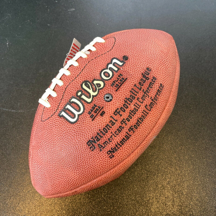 Sean Landeta Superbowl Champs Signed Official Wilson NFL Football JSA COA