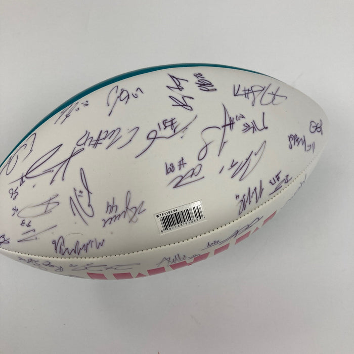 2019 San Francisco 49ers NFC Champs Team Signed Super Bowl LIV Football PSA DNA