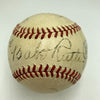 Babe Ruth Ty Cobb Honus Wagner 1939 HOF Inaugural Induction Signed Baseball PSA