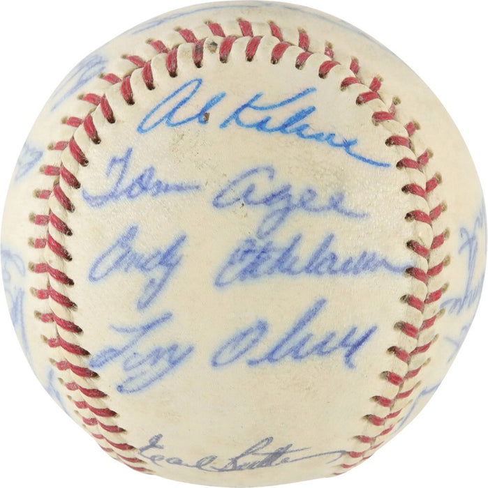 1966 All Star Game American League Team Signed Baseball Elston Howard