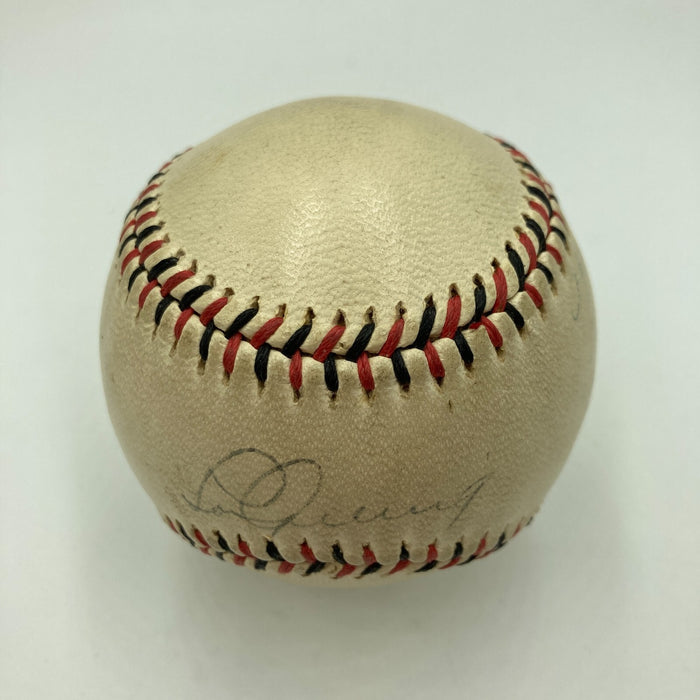 Lou Gehrig Sweet Spot Signed Official League Baseball JSA COA RARE