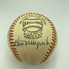 Joe Dimaggio Willie Mays Stan Musial Casey Stengel Multi Signed Baseball JSA COA