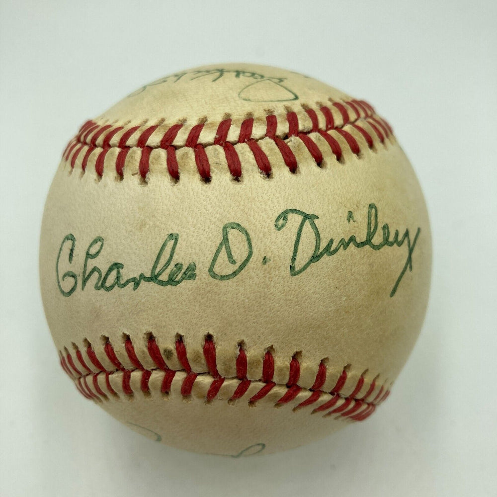 1972 Oakland A's Athletics World Series Champs Team Signed Baseball JSA COA