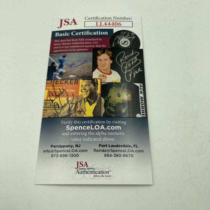 Jayson Williams NJ Nets Signed Autographed Baseball With JSA COA NBA