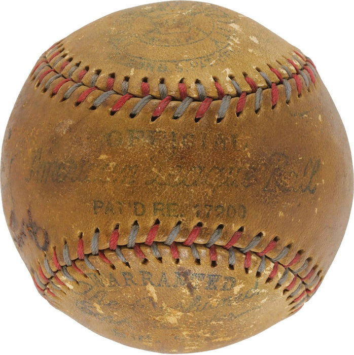 Rabbit Maranville Sweet Spot Signed 1930 Boston Braves Team Signed Baseball PSA