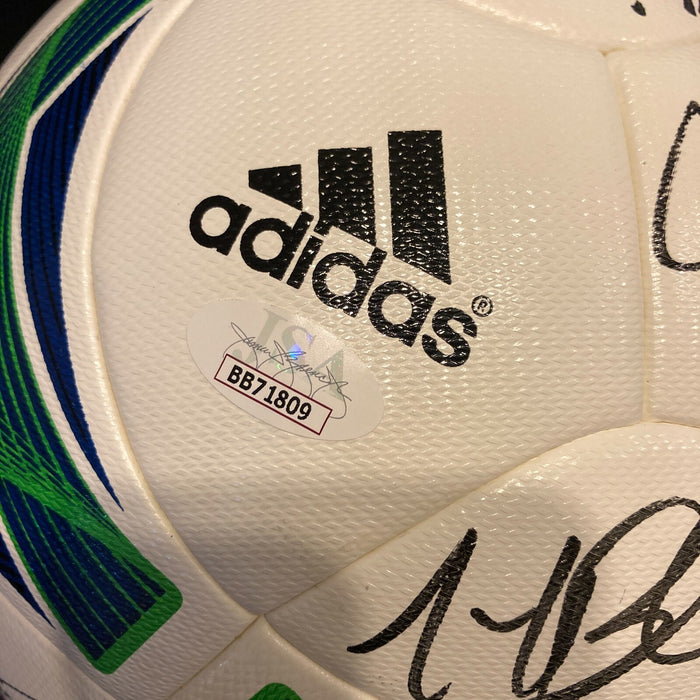 2013 MLS All Star Game Multi Signed Official Adidas Soccer Ball JSA COA