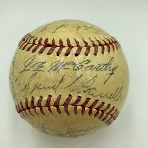 1943 New York Yankees World Series Champs Team Signed AL Baseball JSA COA