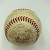 1962 New York Yankees W.S. Champs Team Signed Baseball Mickey Mantle JSA COA