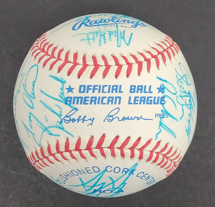 Beautiful 1991 Minnesota Twins World Series Champs Team Signed Baseball JSA COA