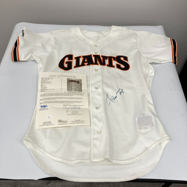 Willie Mays Signed San Francisco Giants 1989 Game Model Jersey JSA COA