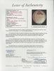 Joe Dimaggio Hank Aaron Hall Of Fame Multi Signed Baseball JSA COA