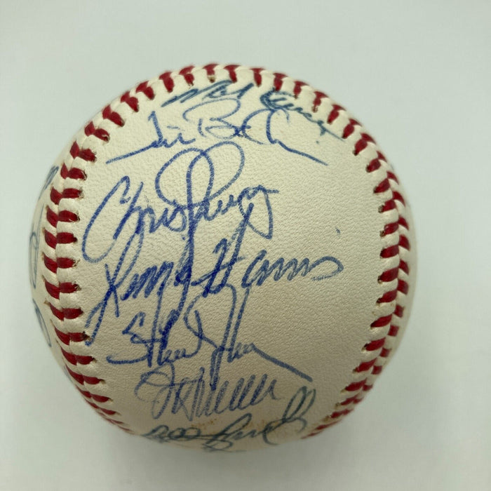 1991 Los Angeles Dodgers Team Signed Baseball Gary Carter Eddie Murray Beckett