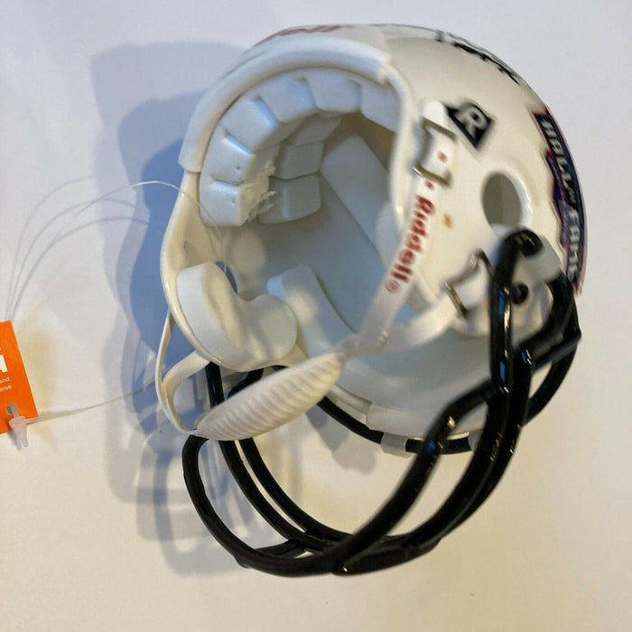 HOF Multi Signed Mini Helmet Dan Fouts Larry Wilson Mel Renfro Dan Dierdorf JSA