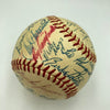 1956 All Star Game Team Signed Baseball Willie Mays Hank Aaron 30 Sigs