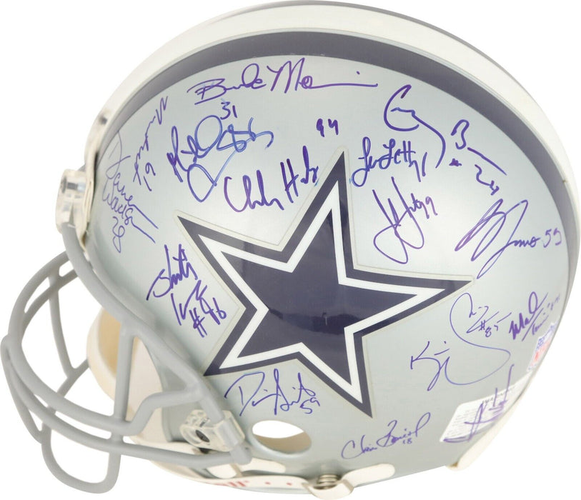 1995 Dallas Cowboys Super Bowl Champs Team Signed Authentic Helmet PSA DNA COA