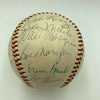 1958 Cubs Team Signed National League Baseball Ernie Banks JSA COA