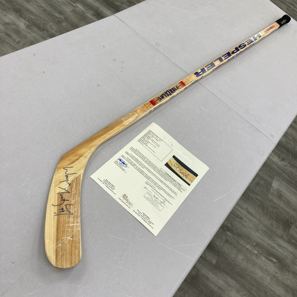 Wayne Gretzky Signed 1998 Game Issued Hespeler Hockey Stick JSA COA