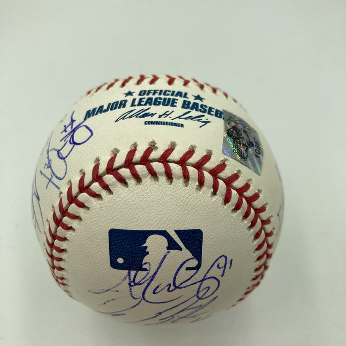 2013 Boston Red Sox World Series Champs Team Signed Baseball JSA COA