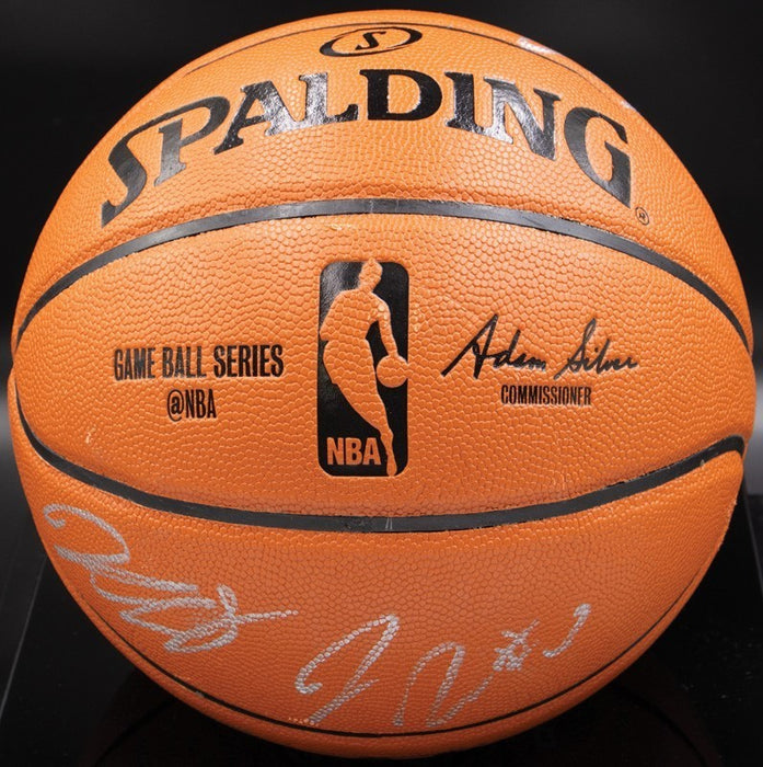 Kobe Bryant Final Season 2015-16 Los Angeles Lakers Team Signed Basketball PSA