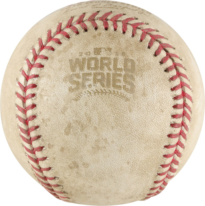 2016 World Series Game 3 Game Used Baseball MLB Authentic Hologram Chicago Cubs