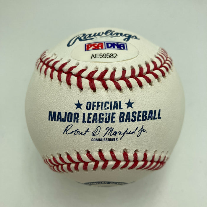 Ryne Sandberg HOF 2005 #23 Signed 1916-2016 100 Yrs Wrigley Signed Baseball PSA