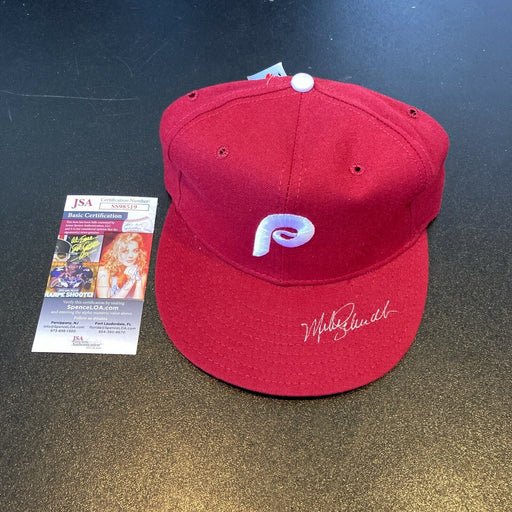 Mike Schmidt Signed Authentic Vintage Philadelphia Phillies Hat JSA COA