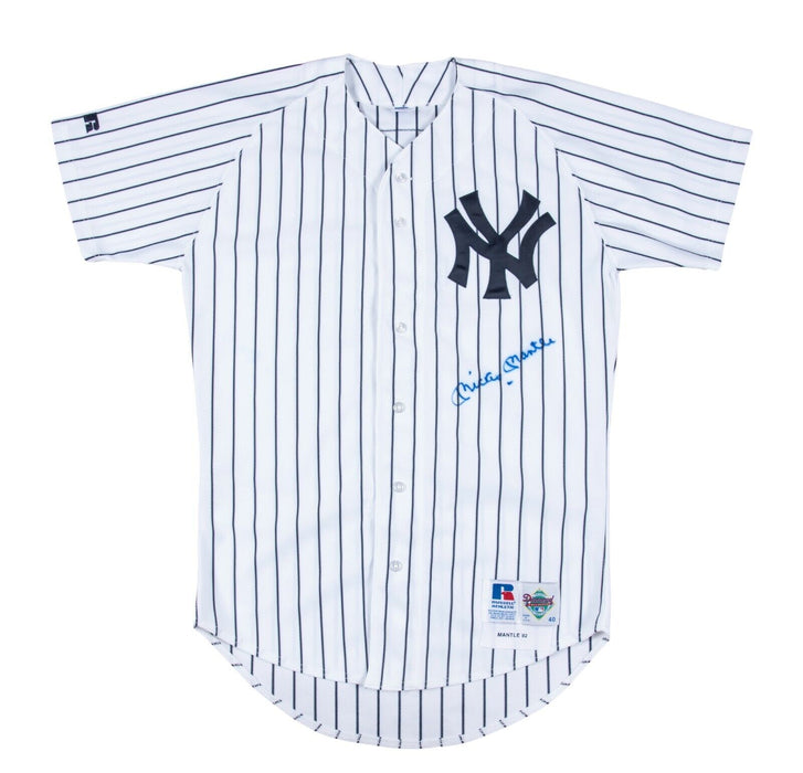 Mickey Mantle Signed Authentic Game Issued New York Yankees Jersey Beckett COA