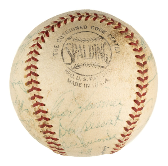 1955 Brooklyn Dodgers World Series Champs Team Signed Baseball