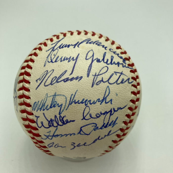 1944 St. Louis Cardinals World Series Champs Team Signed Baseball Beckett COA