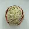 Jimmy Dudley Bob Feller Cleveland Indians Legends Signed Baseball 26 Sigs JSA